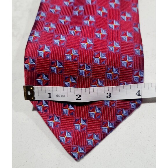 ROBERT TALBOTT BEST OF CLASS The Ascot Shop Geometric Print 100% SILK Tie $155 - Picture 8 of 8